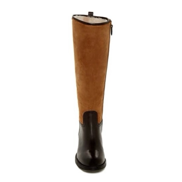 Tory Burch Kensington Genuine Shearling Lined Riding Boot  Size 6.5 NWOT - Picture 2 of 11